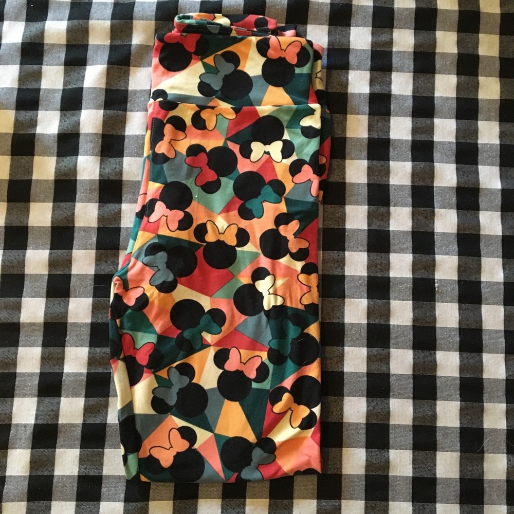 Fall Colored Minnie LuLaRoe Disney Leggings OS